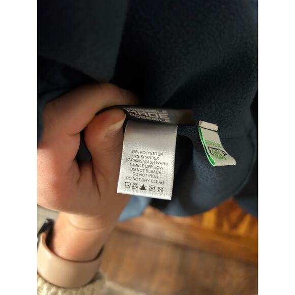 Eastern Mountain Sports Mens XL Navy polertec shirt - Picture 8 of 9